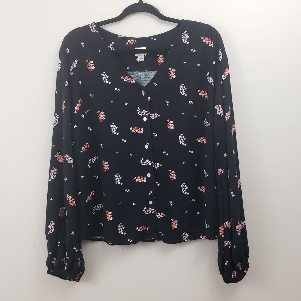 Floral Button Up Blouse